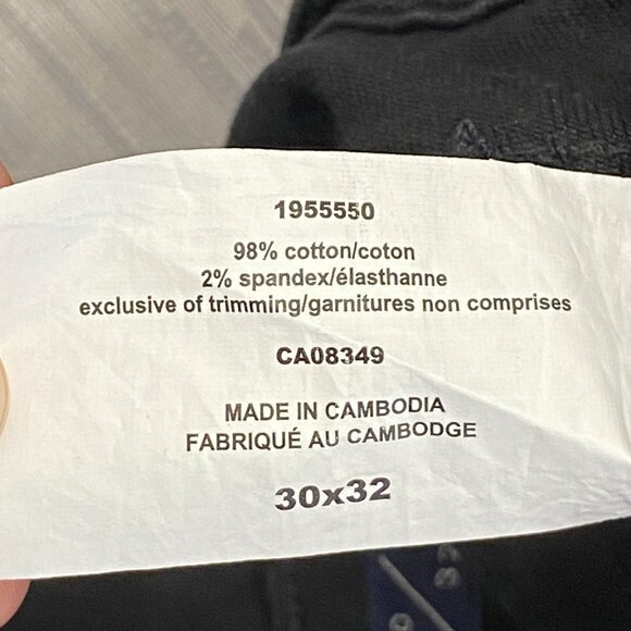 Lucky Brand 410 Jeans Mens 30 x 32 Black Denim Pants Straight Leg - Picture 12 of 14